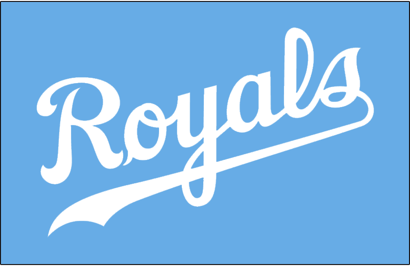 Kansas City Royals 1983-1991 Jersey Logo iron on paper